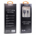Wholesale Type C 2A Heavy Duty Braided USB Cable 3FT (Gray)